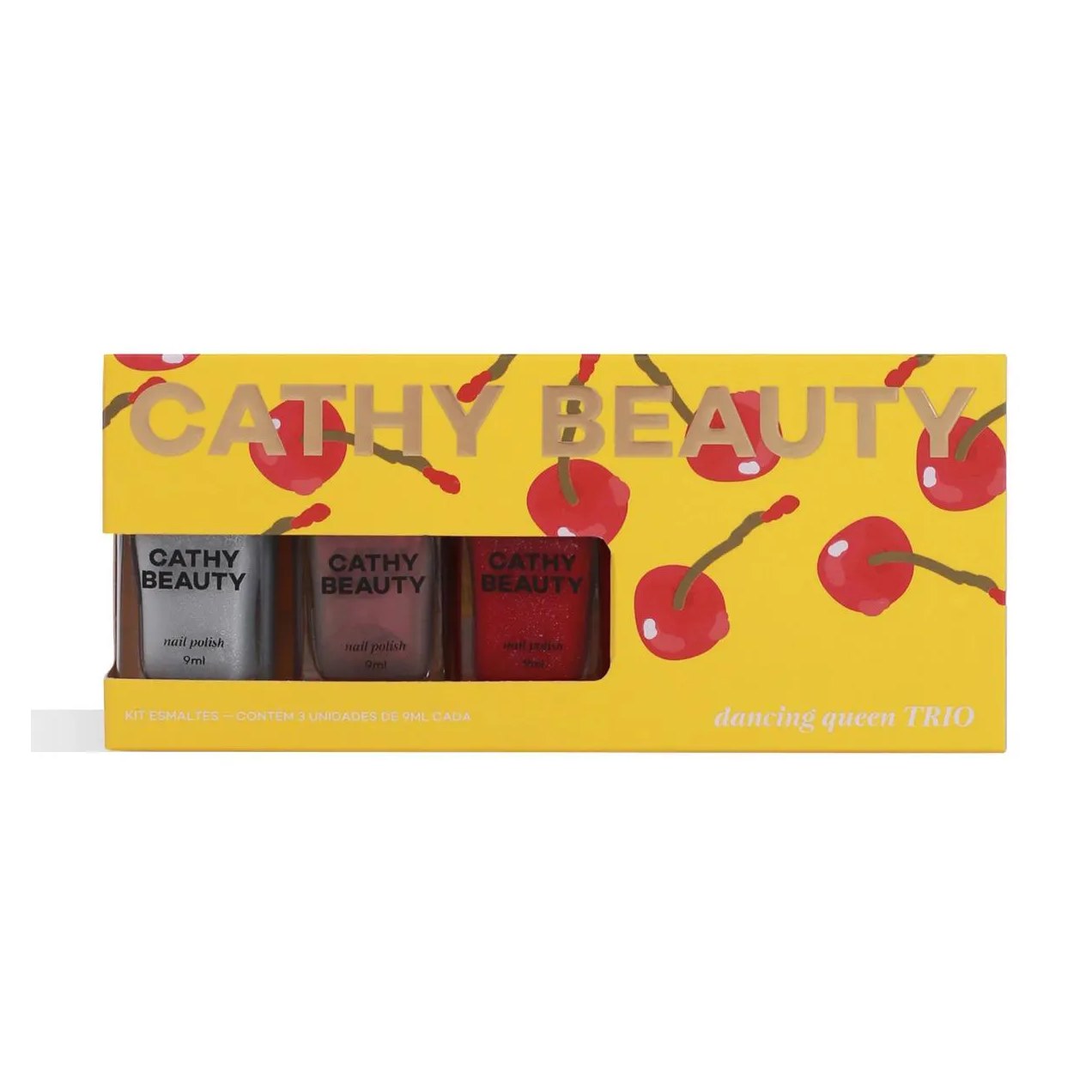 Cathy Beauty Kit Esmalte Dancing Queen Trio Vegano