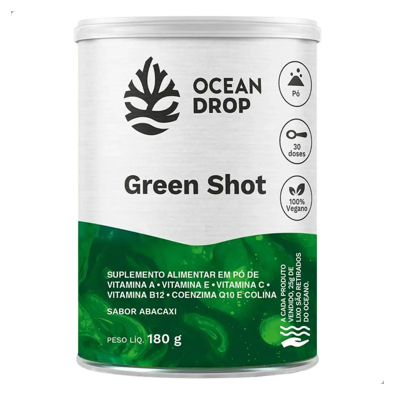 Green Shot 180G Ocean Drop Abacaxi