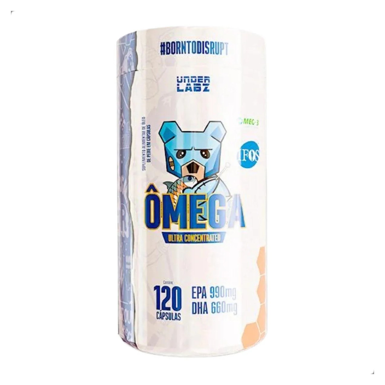 Ômega 3 Ultra Concentrated Ifos Epa Dha 120 Capsulas Under Labz Natural