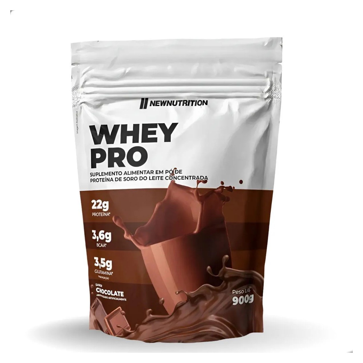 Whey Protein Pro 900G New Nutrition Chocolate