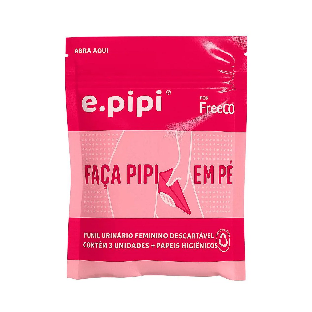 Epipi Funil Urinário Descartável com 3 unidades + Papel Higiênico