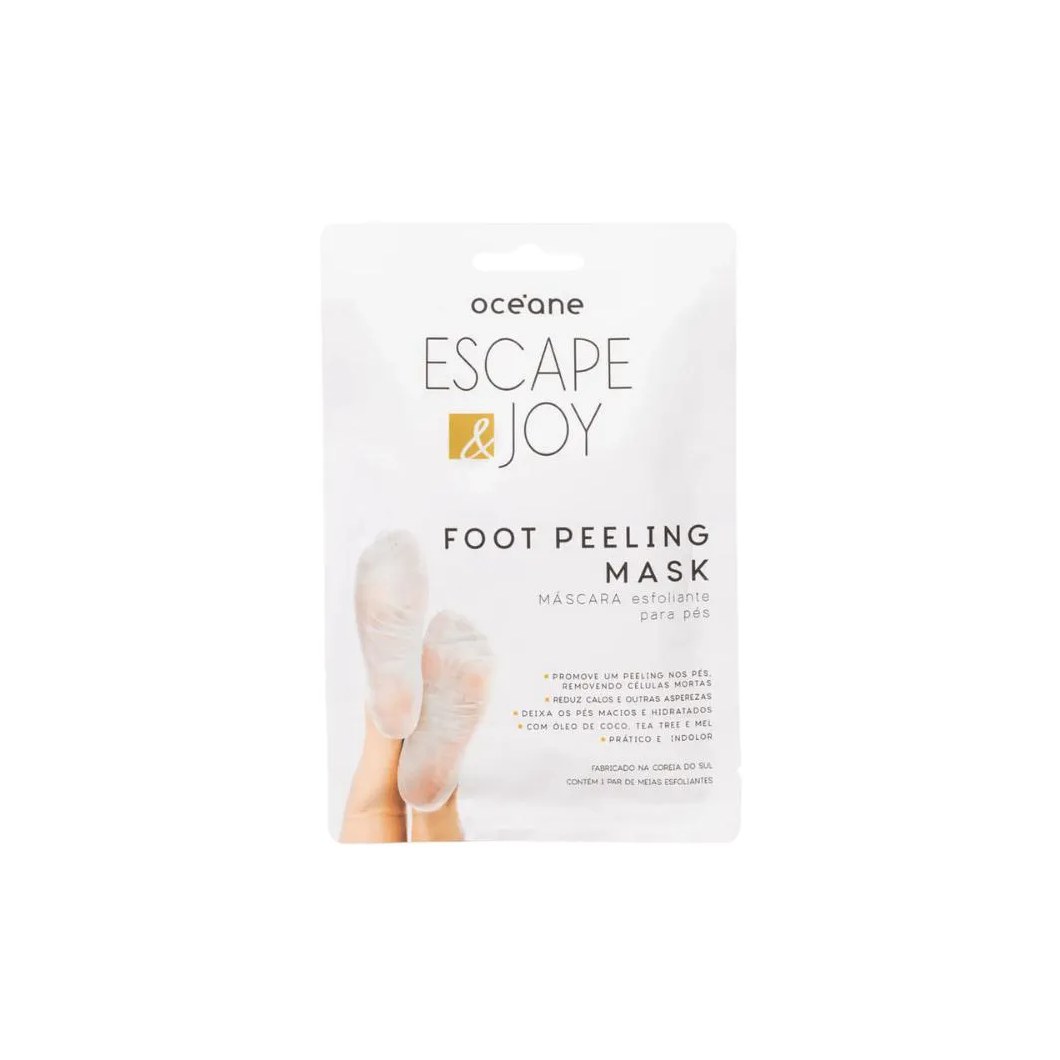 Oceane Foot Peeling Máscara Esfoliante para Pés