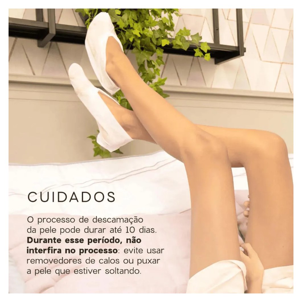 Oceane Foot Peeling Máscara Esfoliante para Pés
