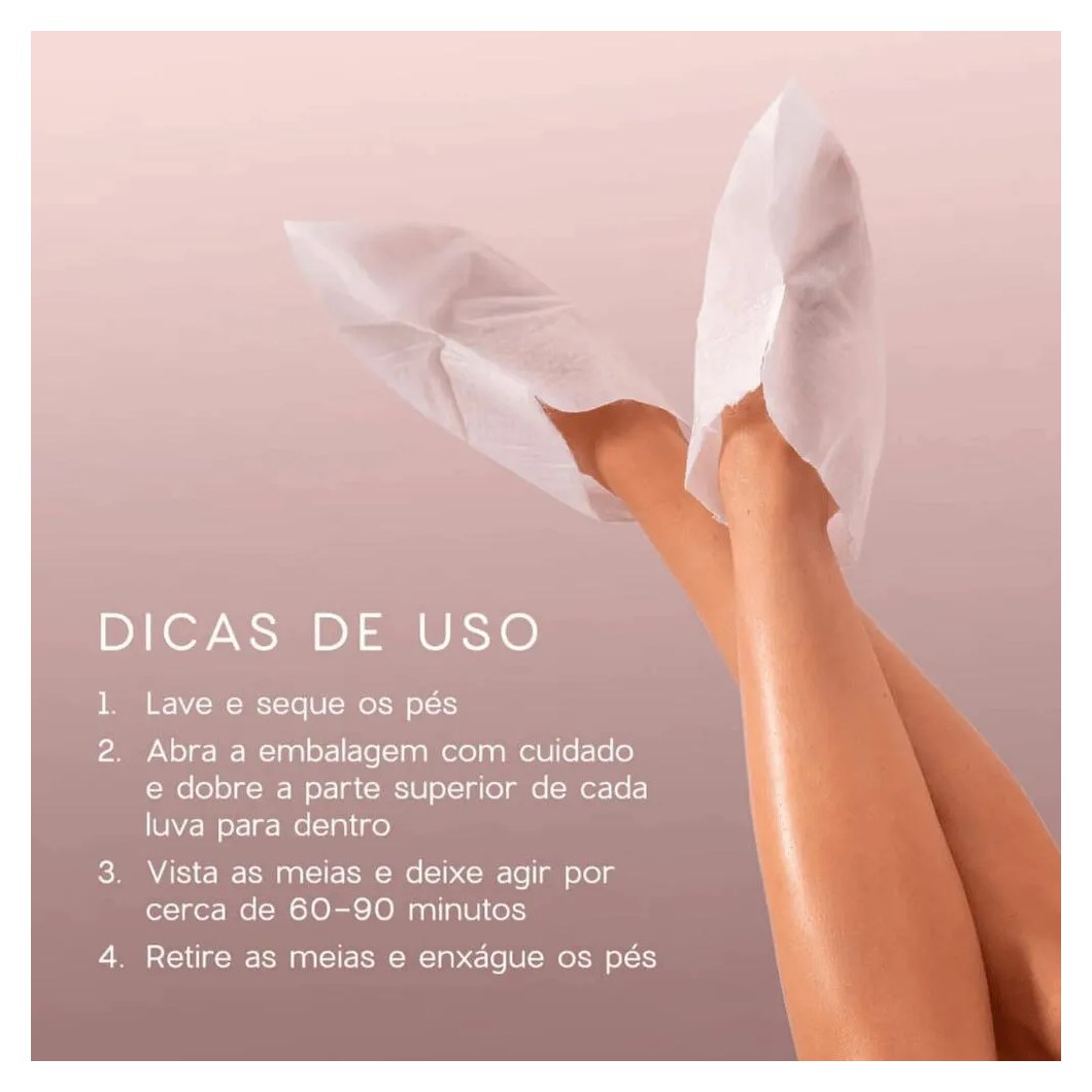 Oceane Foot Peeling Máscara Esfoliante para Pés