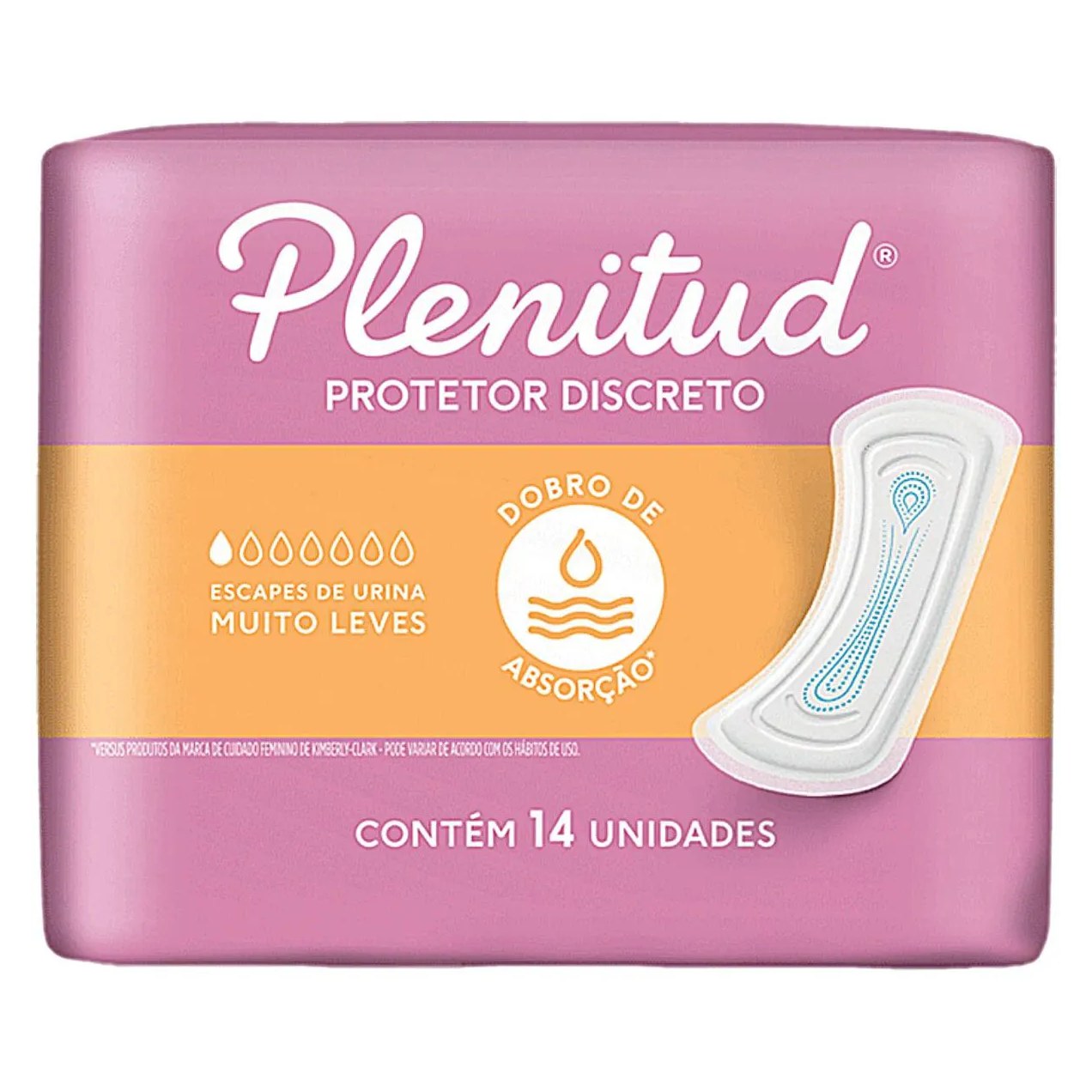 Absorvente Plenitud Femme Protetor Discreto Leve 14 Unidades