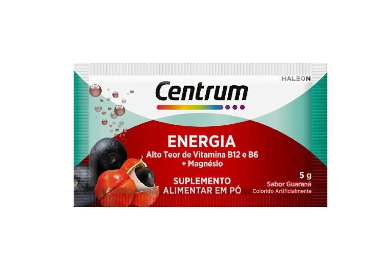 Suplemento Alimentar Centrum Energia em Pó 12 Envelopes