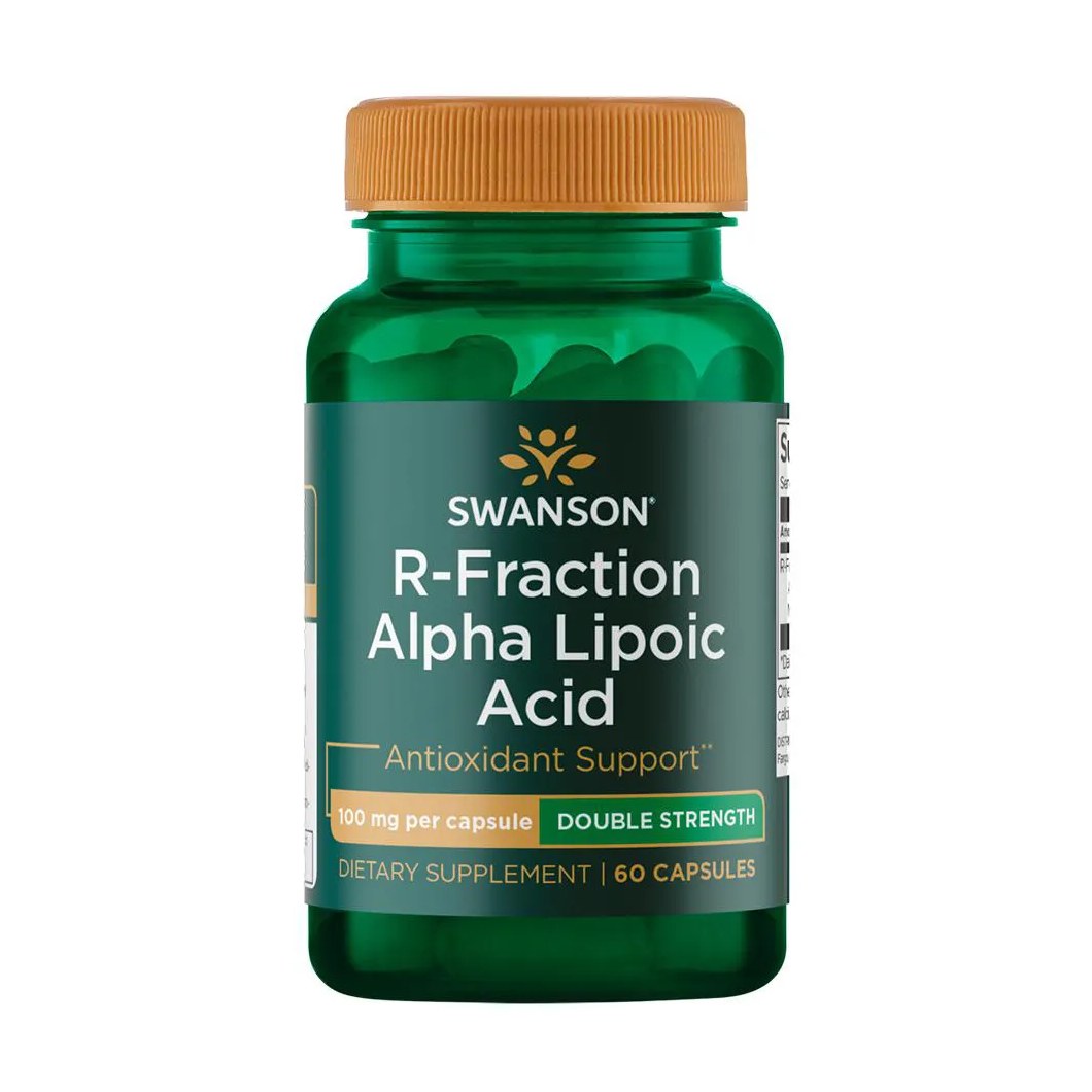 Ácido Alfa Lipóico Swanson 100Mg 60 Cápsulas Suplemento