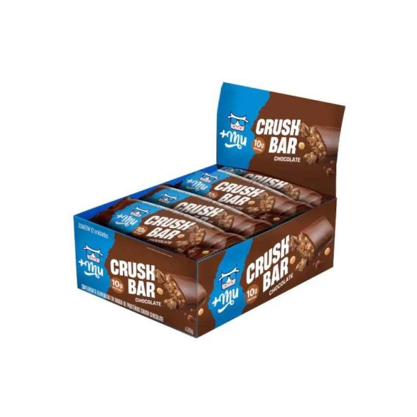 Crush Bar Display 420G (12 Unid 35G) - Sabor: Chocolate
