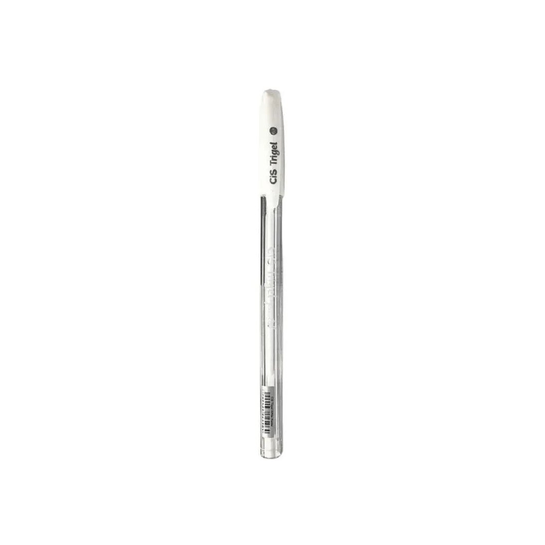 Caneta Gel Cis Trigel Pastel Branca