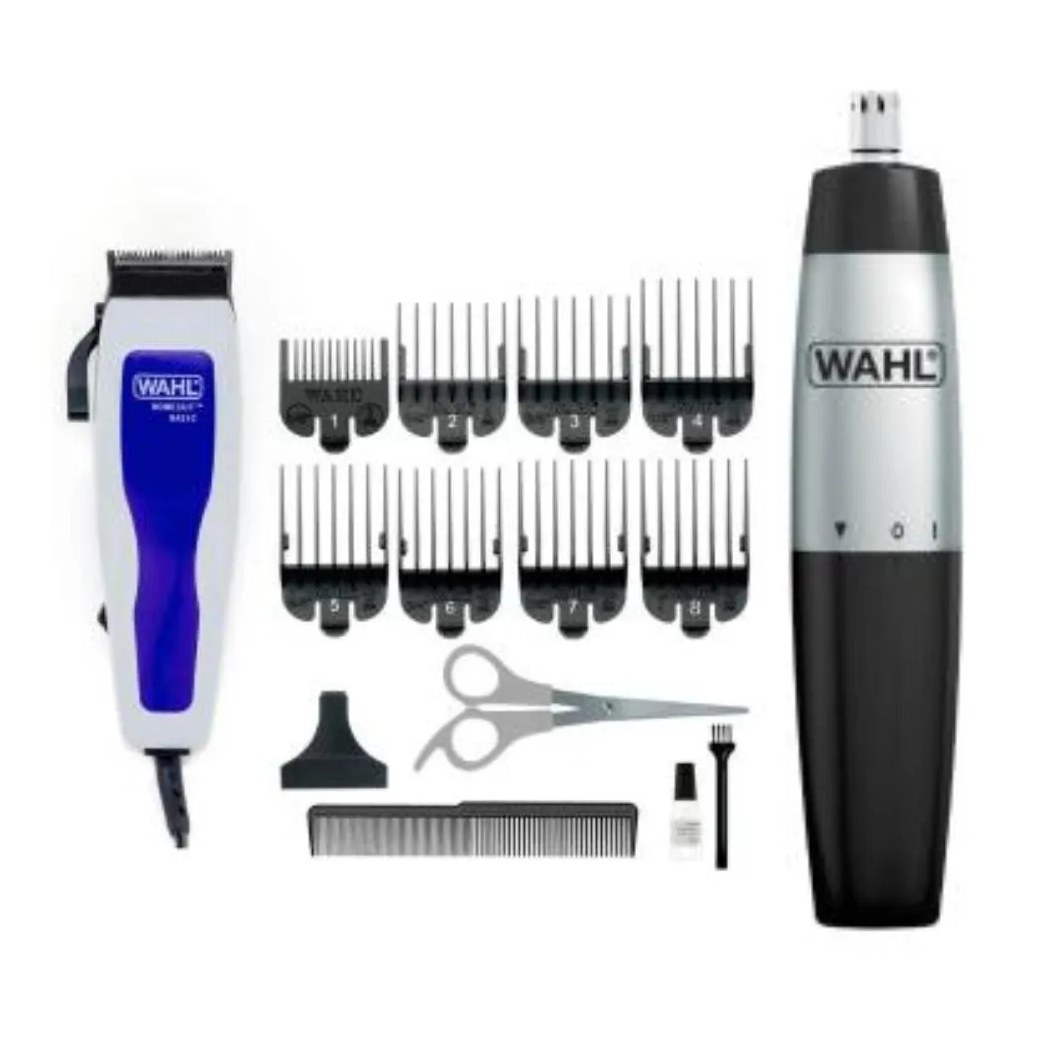 Máquina Wahl Home Cut + Aparador Nasal Trimmer Wahl
