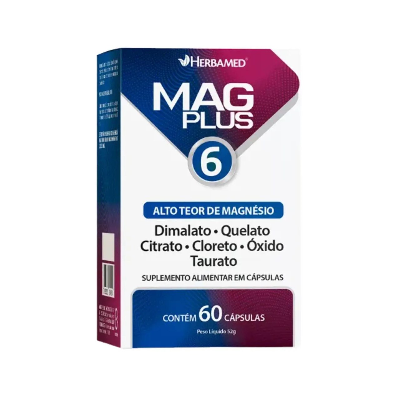 Mag Plus 6 Magnésio C60 Herbamed