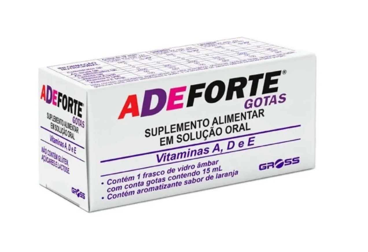 Adeforte Gotas Suplemento Alimentar Gross 15Ml