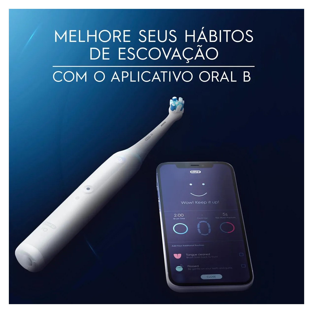 Escova de Dente Elétrica Oral B IO Series 4 1 Cabo + 2 Refis