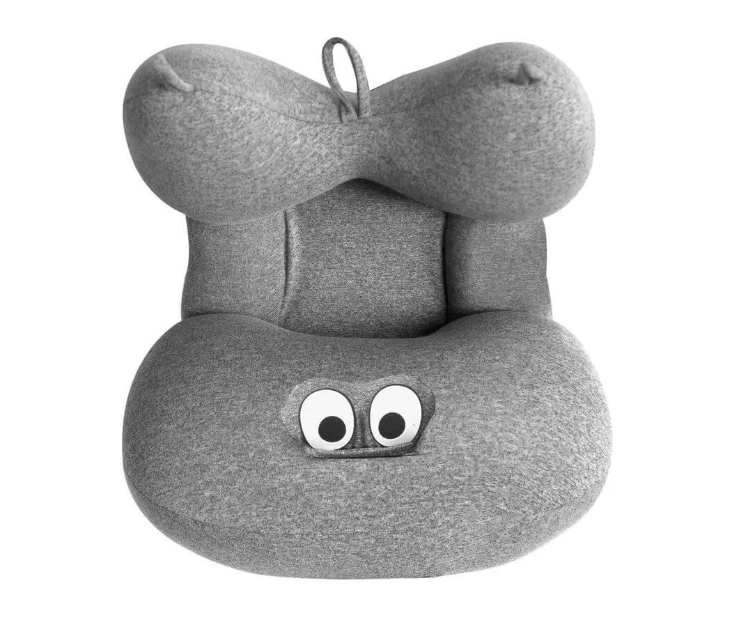 Almofada de Banho Fit Cinza Mescla - Baby Pil