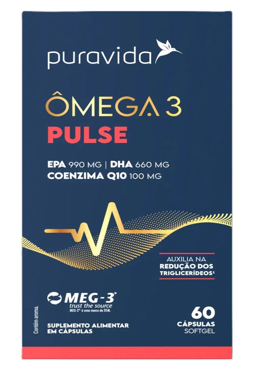 Ômega 3 Pulse (60 Caps) - Puravida