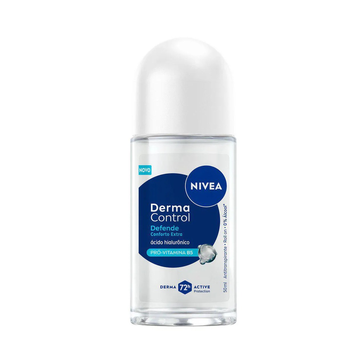 Desodorante Antitranspirante Roll-On Nivea Derma Control Defende Feminino 72h 50ml