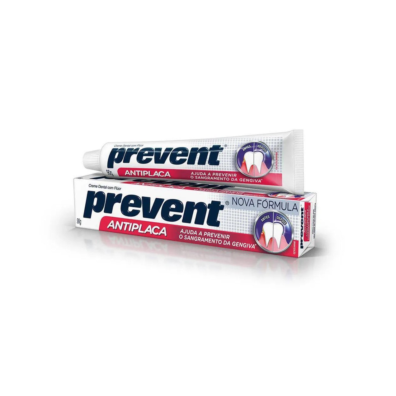 Creme Dental Prevent Antiplaca com Flúor 90g