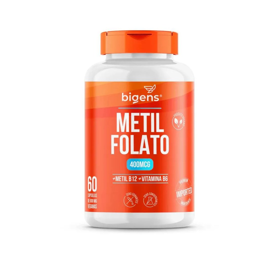 Bigens Metil Folato Metilfolato 400Mcg 60 Caps