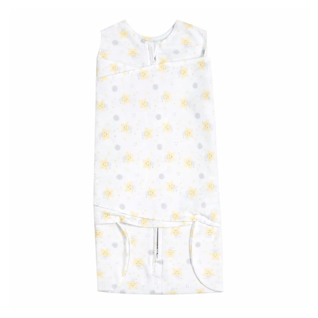 Saco de Dormir Swaddle Algodão Egípcio Estrela Casulo de Anjo 03 Meses