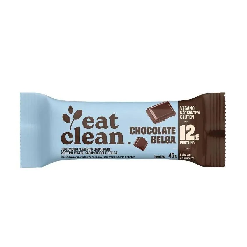 Barrinha de Proteina Eat Clean (45G) - Vencimento 04/05/2026 - Sabor: Chocolate Belga