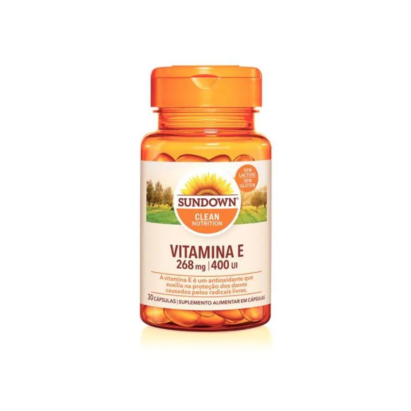 Suplemento Alimentar Sundown Vitamina e 400Ui 30 Cápsulas