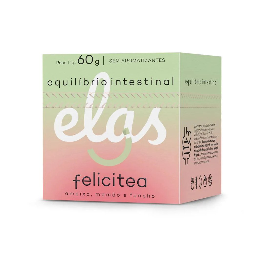 Chá Equilibrio Intestinal Felicitea 15 Saches 60G