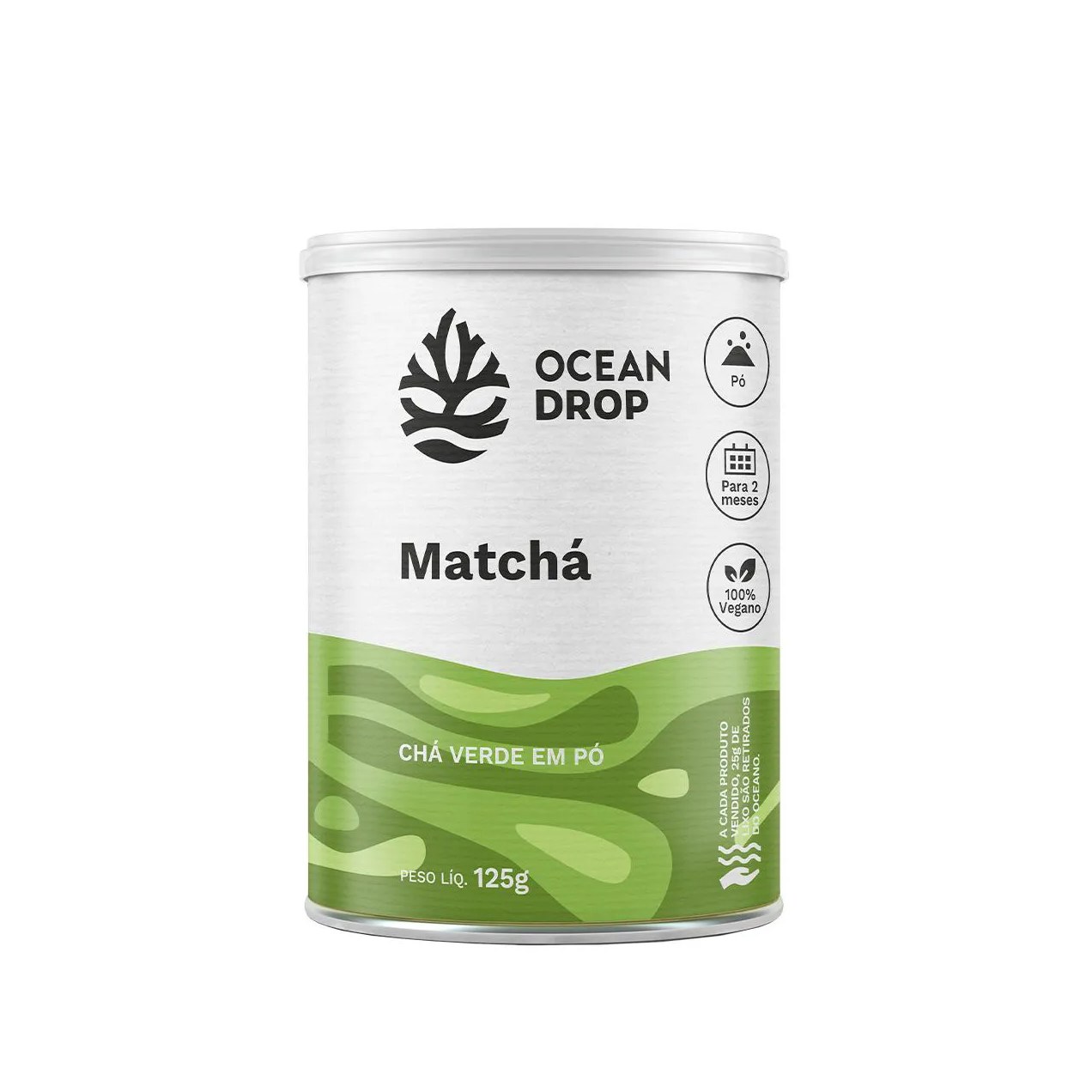 Matchá Chá Verde Ocean Drop Vegano 125G
