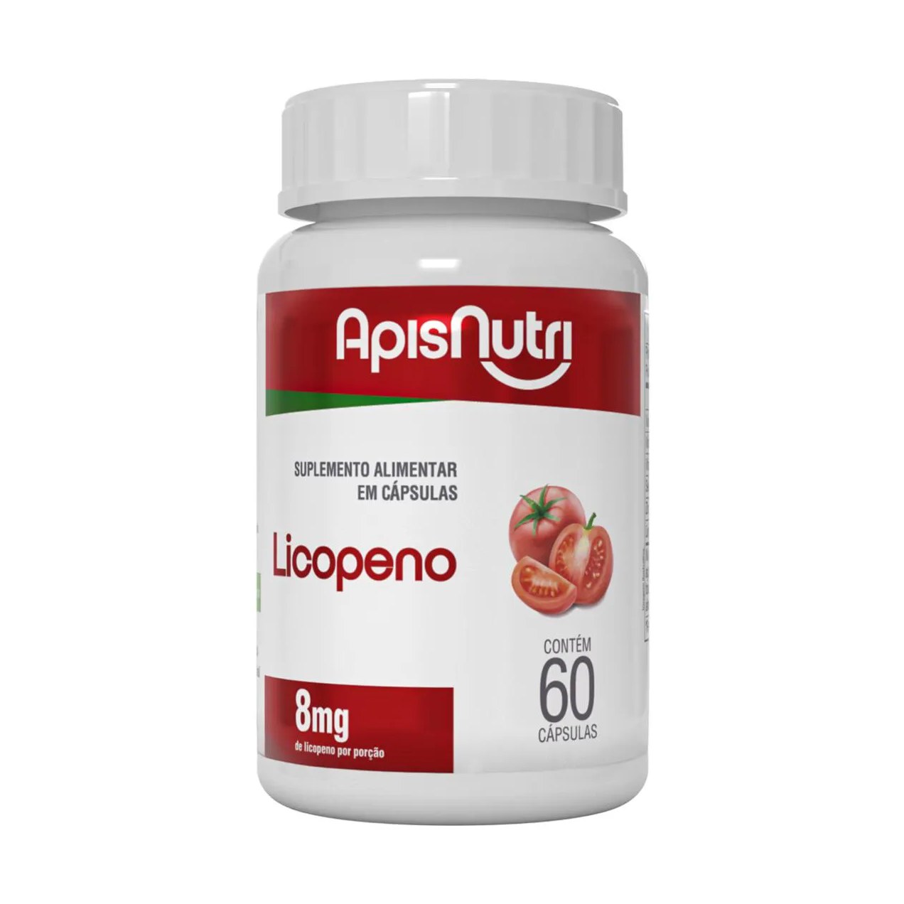 Licopeno de Tomate Apisnutri 60 Cápsulas