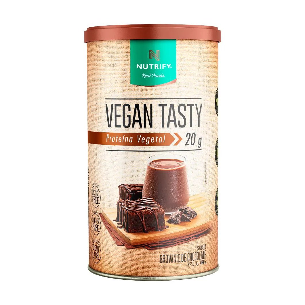 Vegan Tasty Brownie de Chocolate Nutrify 420G