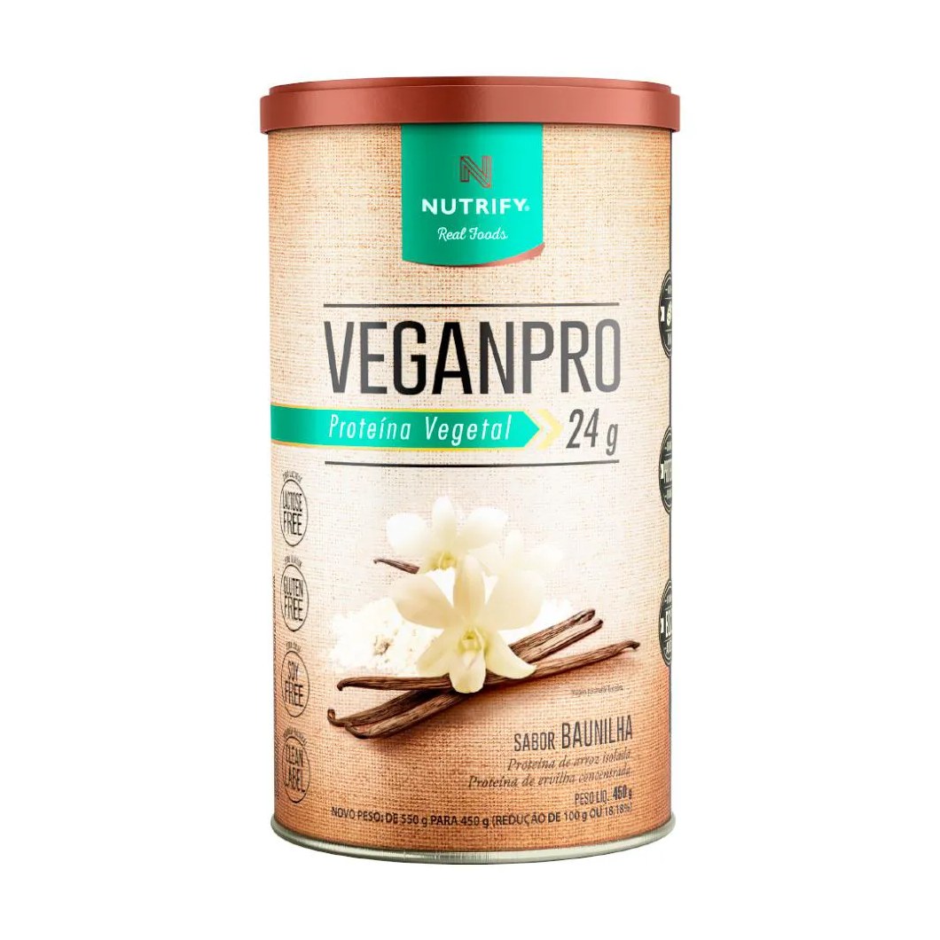 Veganpro Proteína Vegetal Baunilha Nutrify 450G