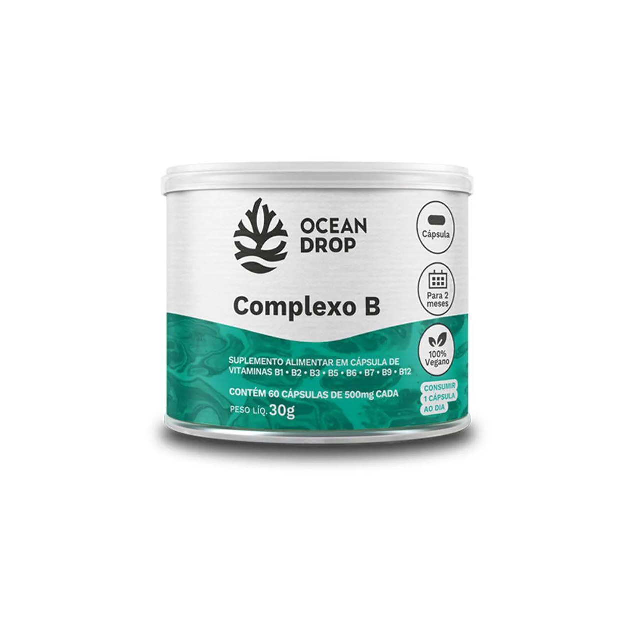 Complexo B Ocean Drop Vegano 60 Cápsulas