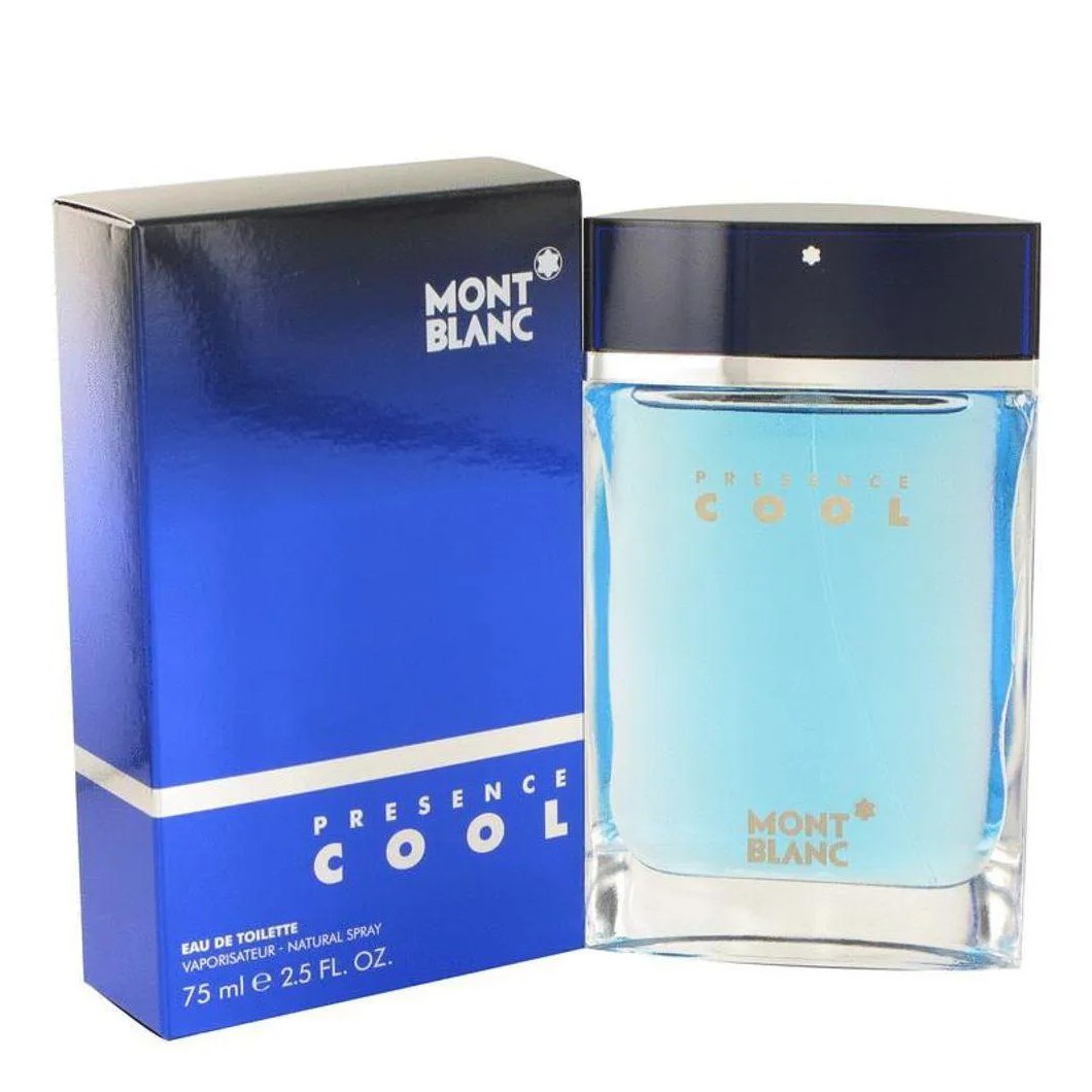 Colônia Masculina Presence Cool Colônia Mont Blanc 75 Ml Eau de Toilette
