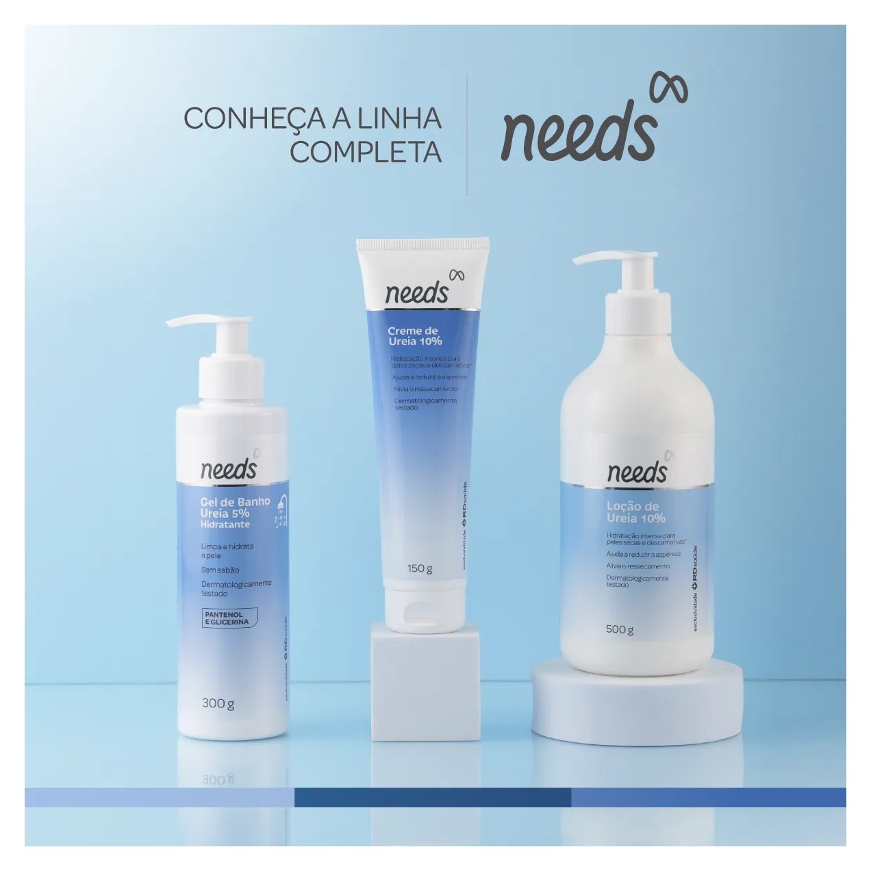 Hidratante Corporal de Ureia 10% Needs Beauty Pele Seca 150g