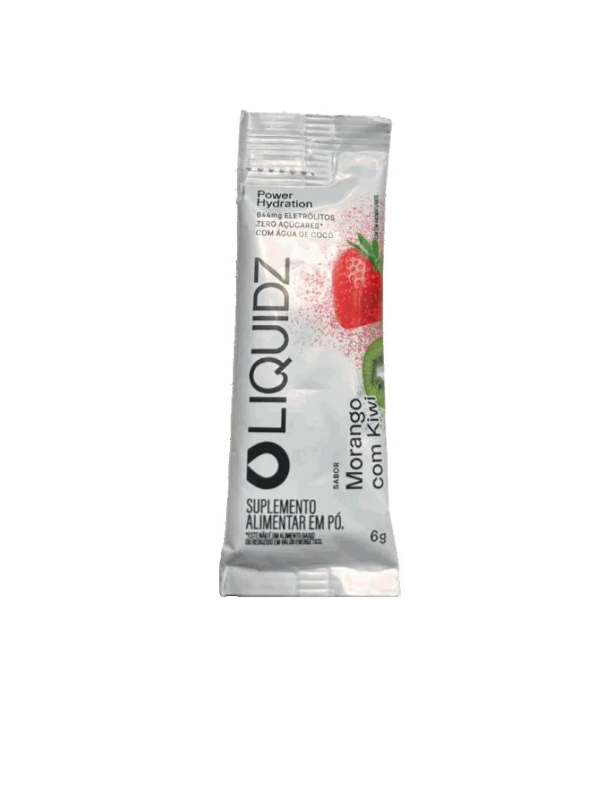Repositor de Eletrólitos Liquidz Sachê (6G) - Sabor: Morango C/ Kiwi