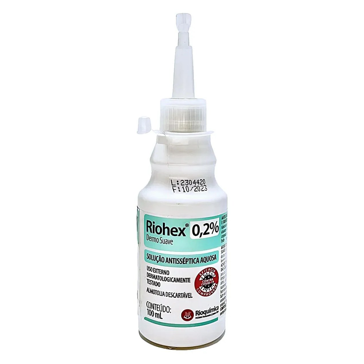 Clorexidina Dermo Suave 0,2% Riohex 100Ml Antisséptica