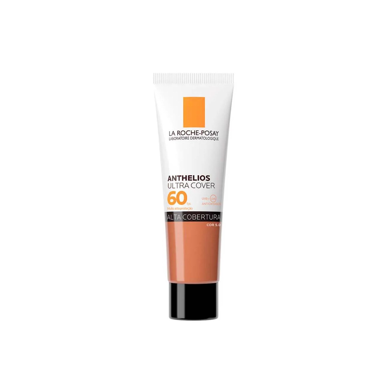 Protetor Solar Facial La Roche-Posay Anthelios Ultra Cover FPS 60 Cor 5.0 Proteção Total para Tom Escuro 30g