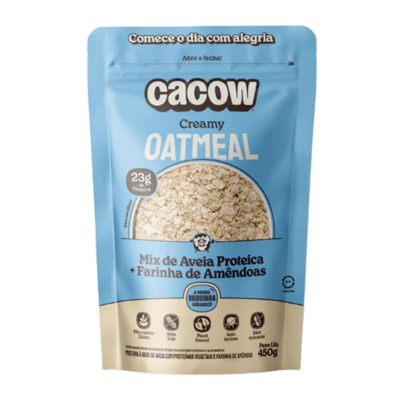 Mix de Aveia Proteica Oatmeal Cacow Creamy 450G