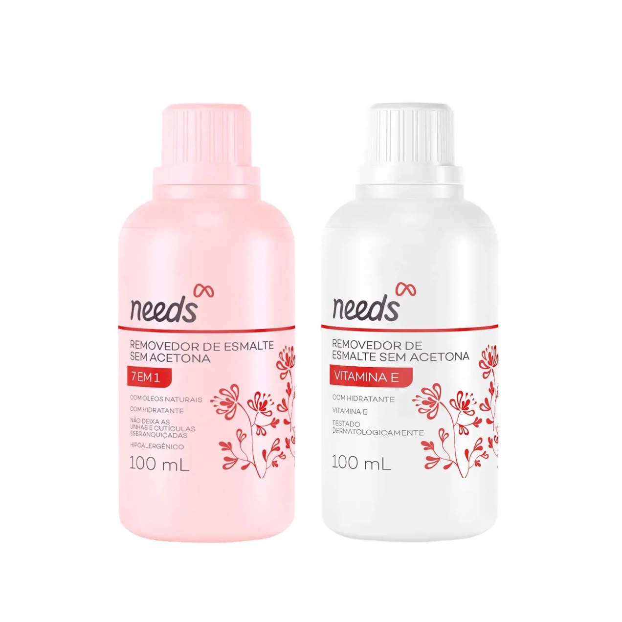 Removedor Needs sem Acetona Vitamina E 100 ml
