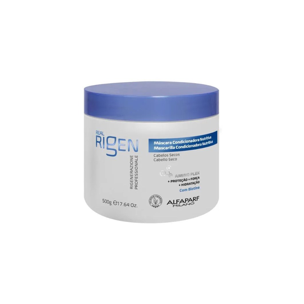 Máscara Alfaparf Real Rigen Condicionadora Nutritiva 500 G