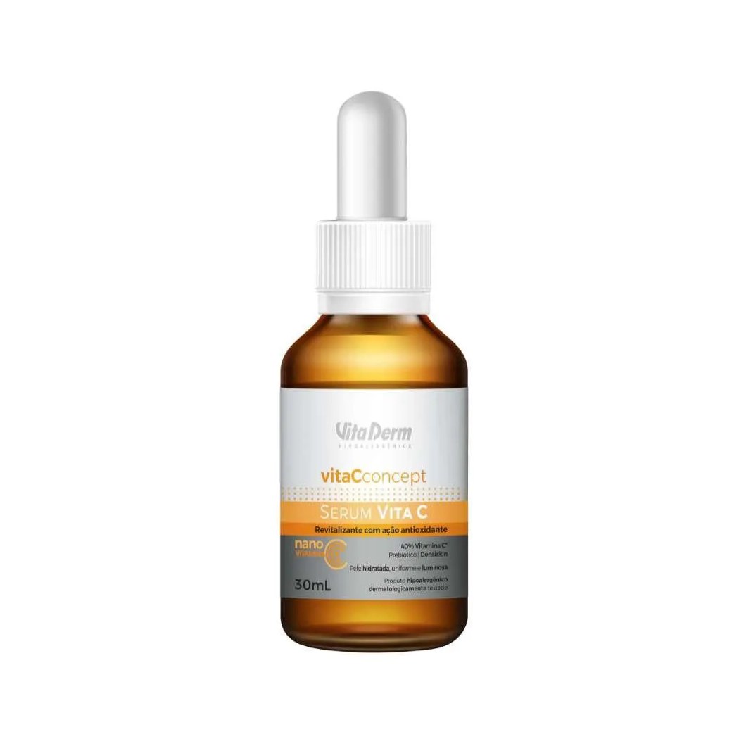 Vita Derm Vita C Concept Sérum Redutor de Linhas com Ácido Hialurônico 30 Ml