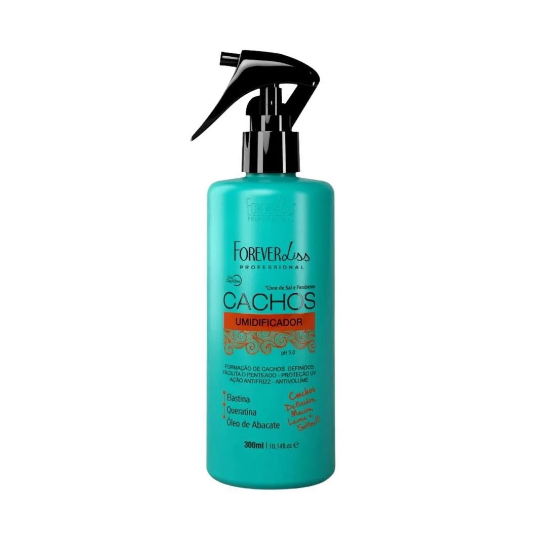 Umidificador de Cachos Forever Liss Cachos para Cabelo Cacheado 300 Ml