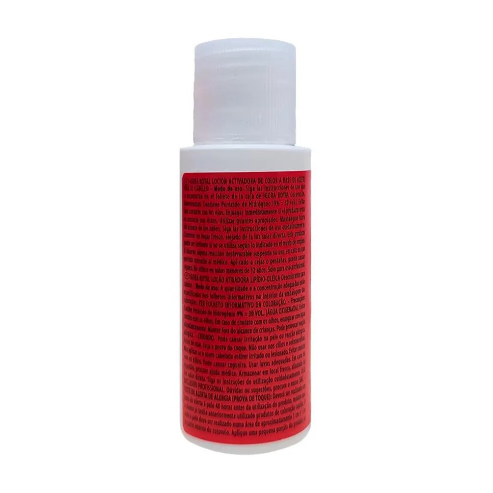 Igora Royal Ox Água Oxigenada Schwarzkopf Professional 30 Vol. 60Ml
