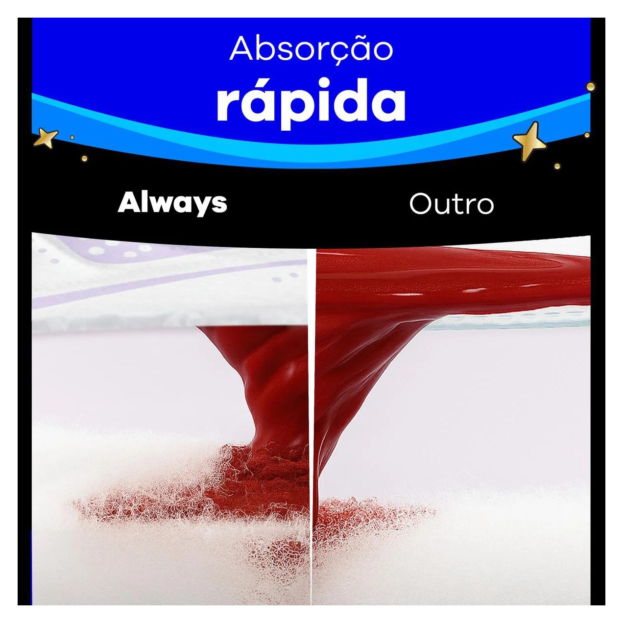 Absorvente Always Noite Ultra Suave com Abas 26 Unidades