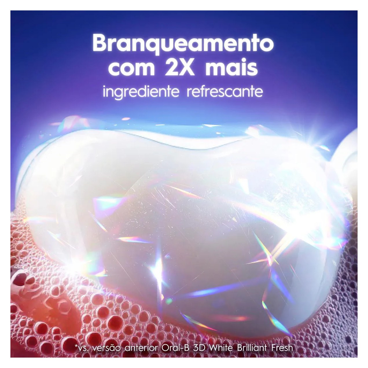 Creme Dental Oral-B 3D White Branqueamento 70g 3 unidades