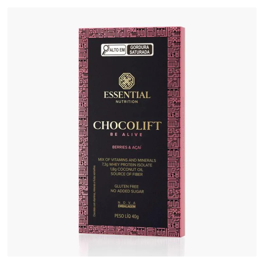 Chocolift Be Alive Berries & Açaí Essential Nutrition 40G