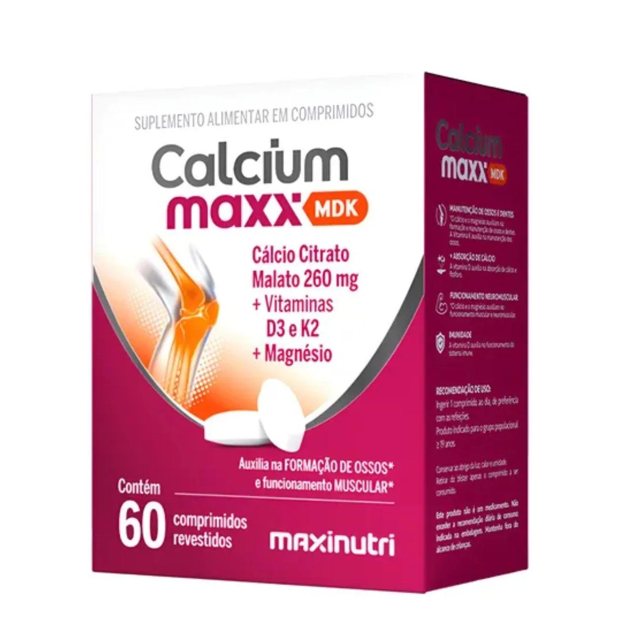 Calcium Maxx Mdk 60Cpr - Maxinutri