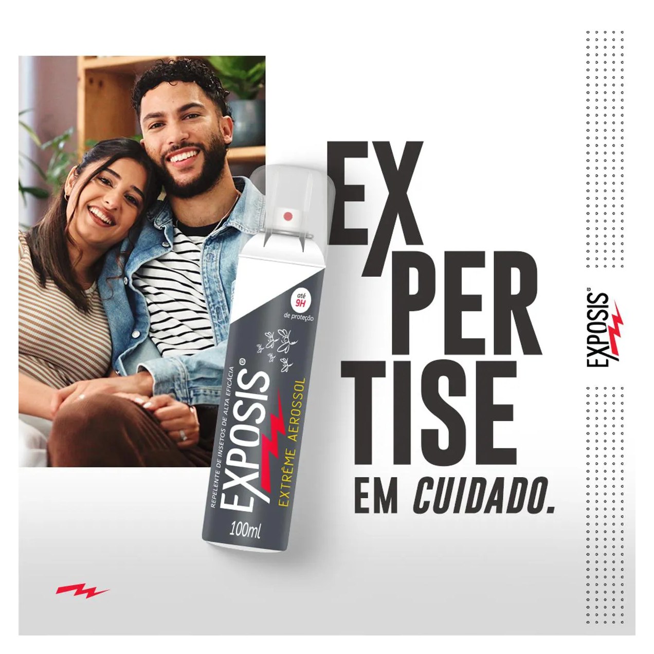 Repelente Exposis Extrême com Icaridina Aerossol 100ml