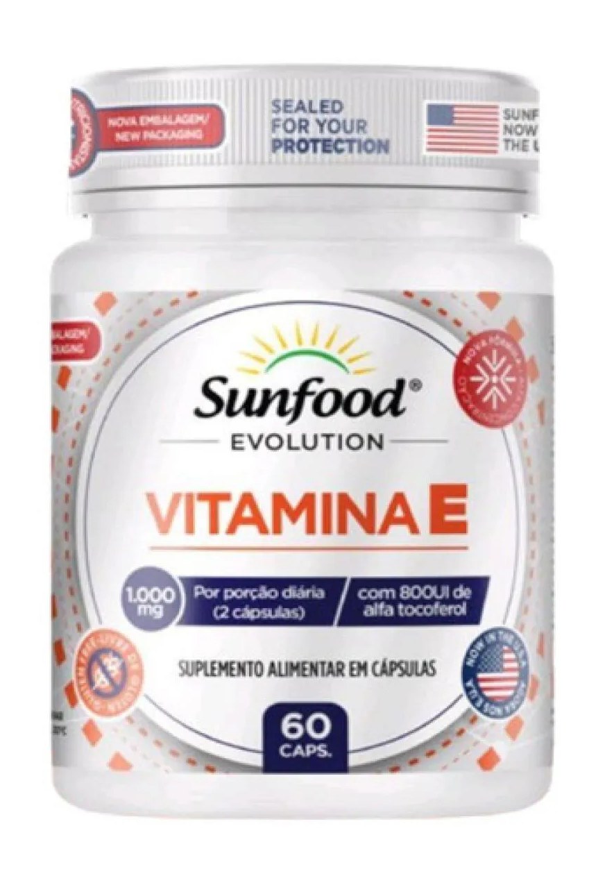 Vitamina e 1000Mg 60 Cáps 60 Softgels
