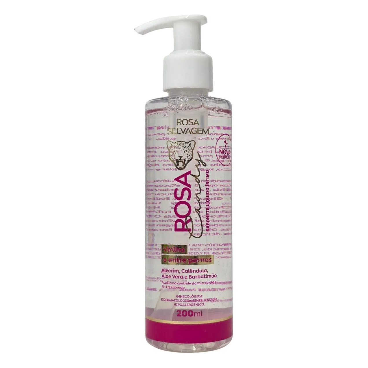 Sabonete Líquido Íntimo Rosa Candy Rosa Selvagem 200Ml