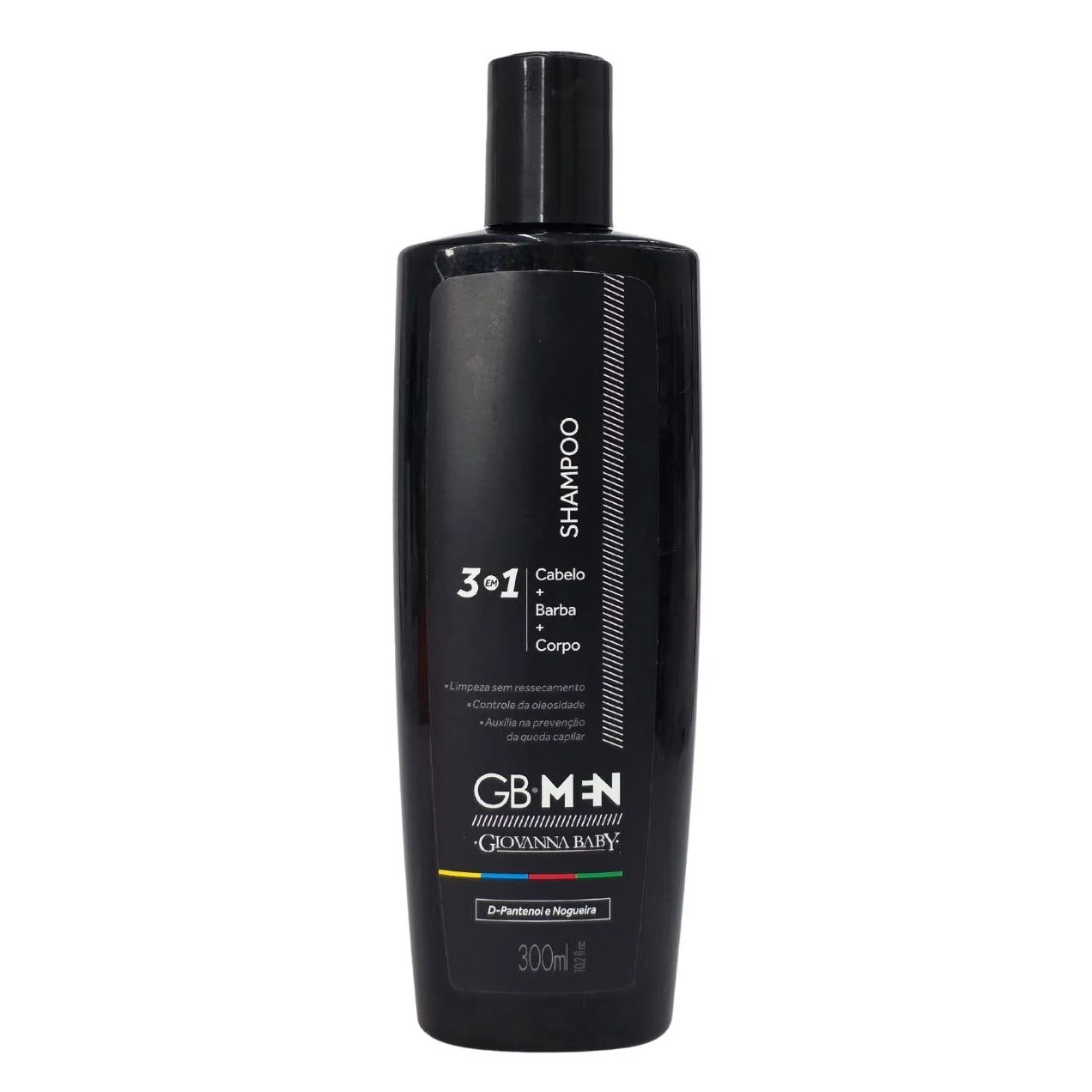 Shampoo 3 em 1 Cabelo, Barba e Corpo Gb Men Giovanna Baby 300Ml